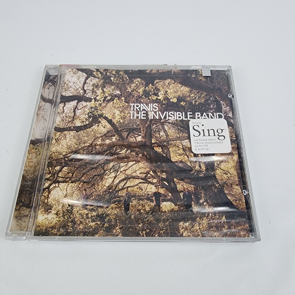 Travis The Invisible Band (2001) US Limited Edition CD Near Mint + 2 Bonus Trks
